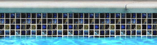 Eros Summer 1-1/8x1-1/8 Square Glazed, Textured Porcelain  Mosaic