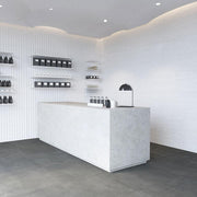 Essential Concrete White 12x24 Ceramic  Tile