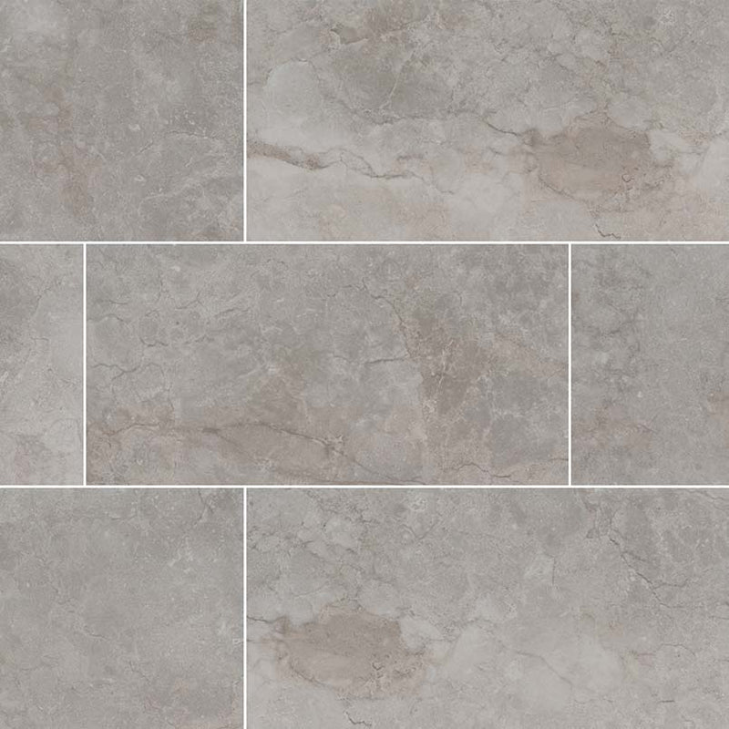 Essentials Ansello Grey Matte 12x24 Ceramic  Tile