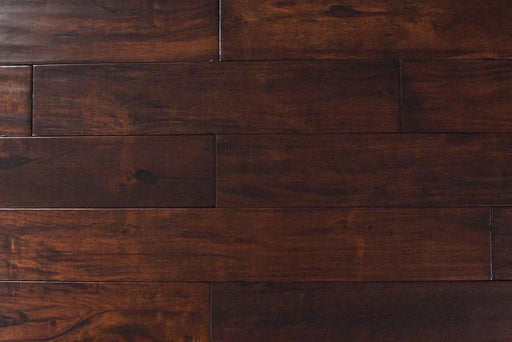 Exotic Walnut Acacia Dark 96   Solid Hardwood Small Leaf Acacia End Cap