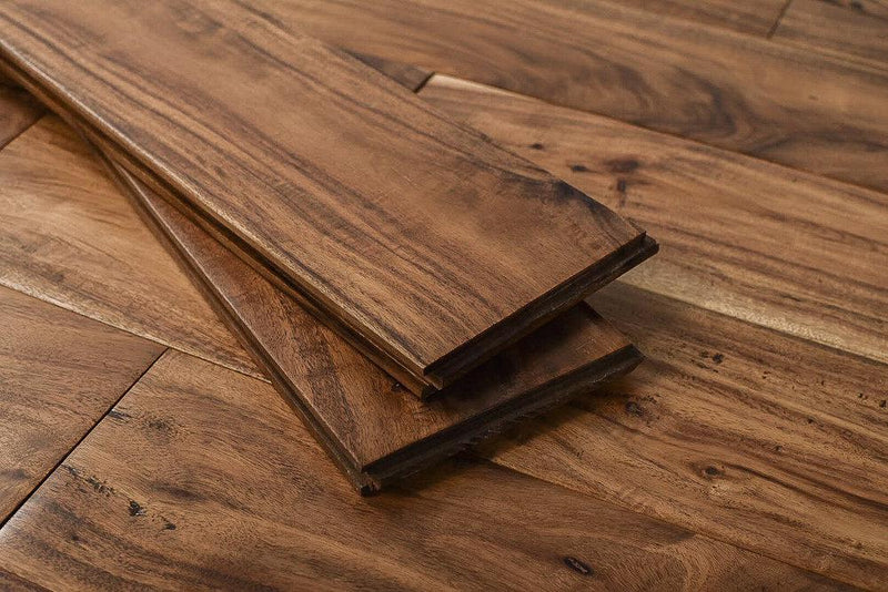 Exotic Walnut Acacia Natural 3-1/2xrl   Solid Hardwood Small Leaf Acacia