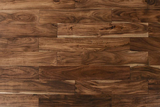Exotic Walnut Acacia Natural 96   Solid Hardwood Small Leaf Acacia End Cap