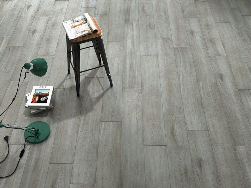 Extrawood Grey 8x48 Porcelain  Tile