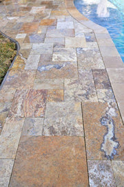 Fantastico Classic Travertine Tile Pattern Tumbled