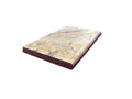 Fantastico Travertine Coping Stone, Unfilled Honed Bullnose, 16x24in