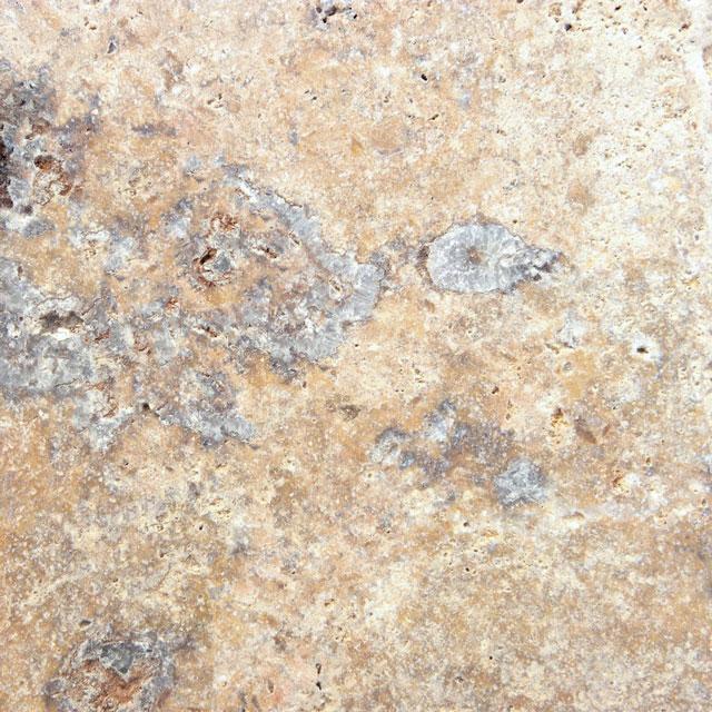 Fantastico Travertine Paver 16x16 Tumbled   1.25 inch