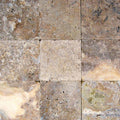Fantastico Travertine Paver 6x6 Tumbled   1.25 inch