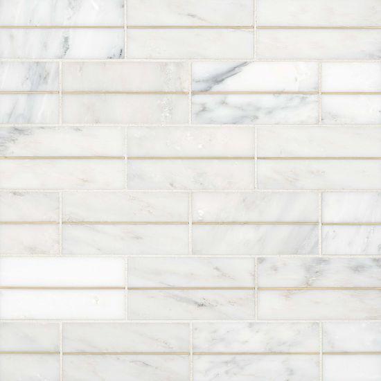 3X6 White Marble Tile