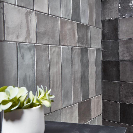 Flash Cool Grey 5x5 Ceramic  Tile