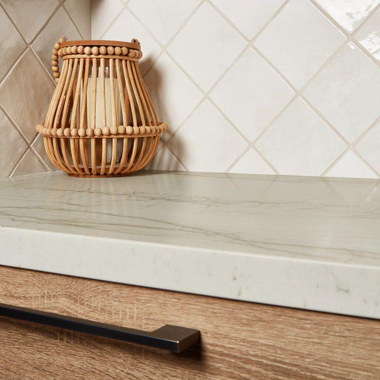 Flash Ivory 5x5 Ceramic  Tile