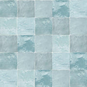 Flash Light Blue 5x5 Ceramic  Tile