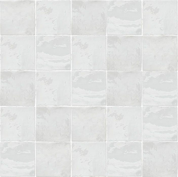 Flash White 5x5 Ceramic  Tile