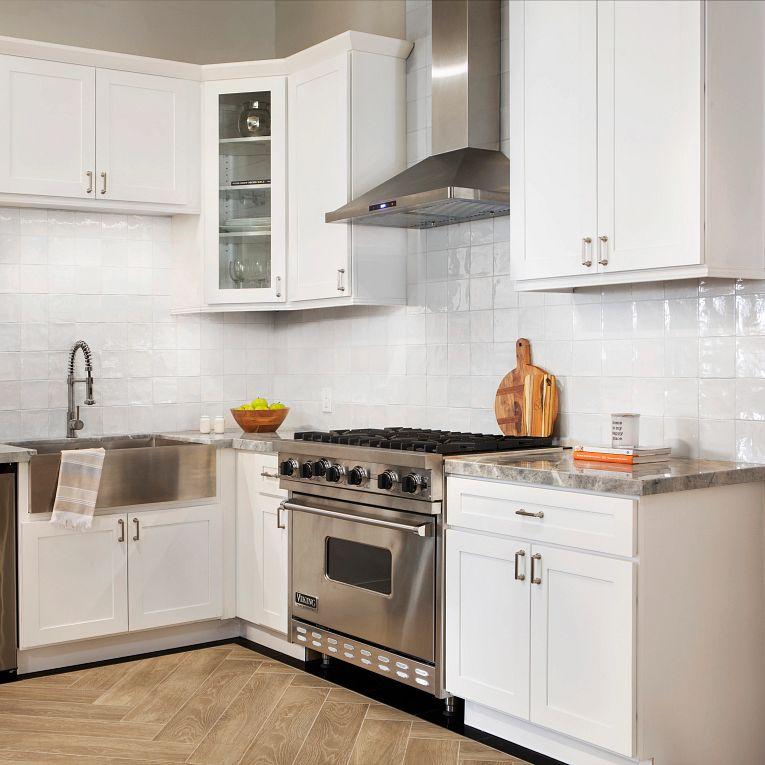 Flash White 5x5 Ceramic  Tile