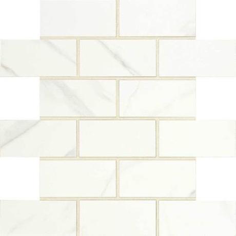 Florentine Carrara 2x4 Rectangle Matte Ceramic  Mosaic