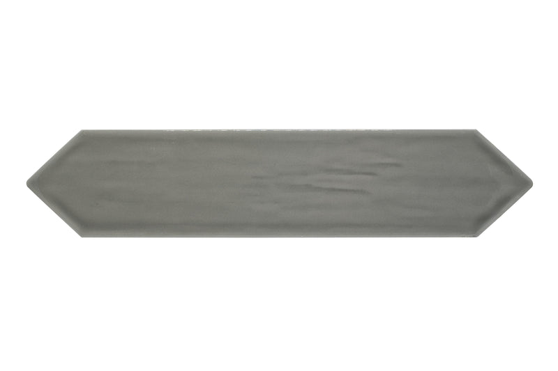Flow Dark Gray Glossy 3x12 Ceramic  Tile