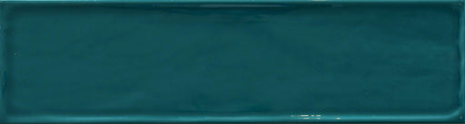 Flow Peacock Green Glossy 4x16 Ceramic  Tile