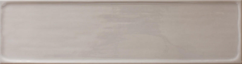 Flow Tender Gray Glossy 3x12 Ceramic Surface Bullnose