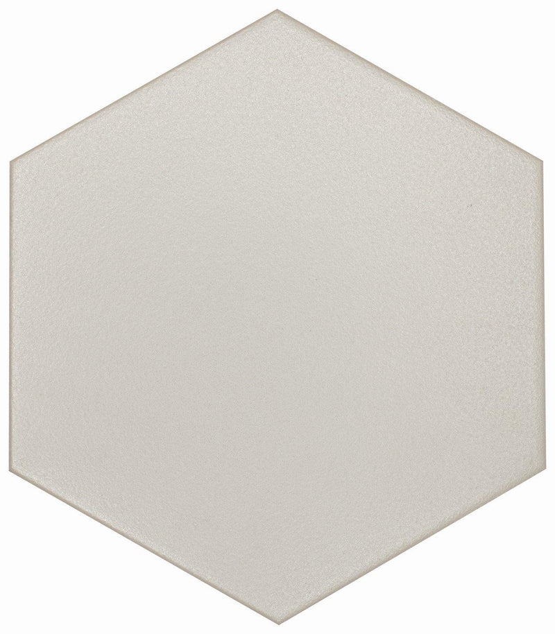Flow Tender Gray Matte 8x9 Gres Stoneware  Tile