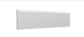 Flow White Glossy 3x12 Ceramic Surface Bullnose