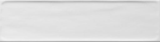 Flow White Glossy 4x16 Ceramic  Tile