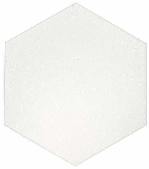 Flow White Matte 8x9 Gres Stoneware  Tile