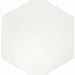 Flow White Matte 8x9 Gres Stoneware  Tile