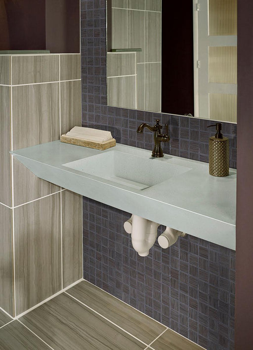 Focus Graphite 2x2 Square Matte Porcelain  Mosaic