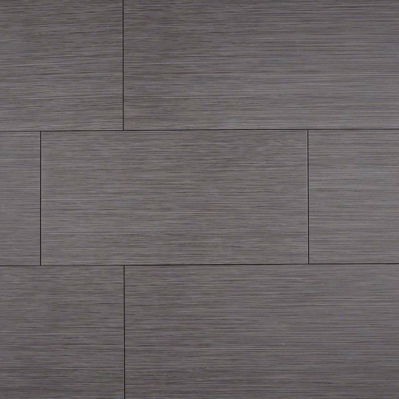 Focus Graphite Matte 12x24 Porcelain  Tile