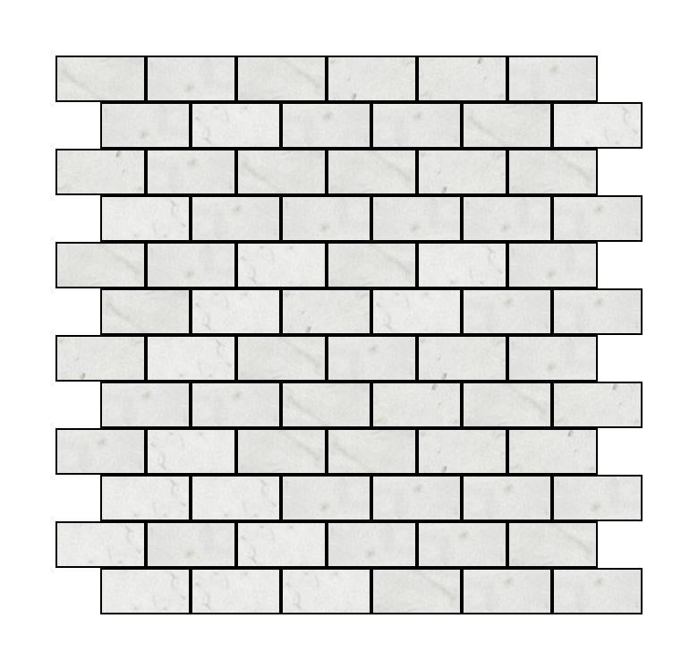 Freska 1x2  Honed Limestone  Mosaic