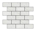 Freska 2x4 Subway Honed Limestone  Mosaic