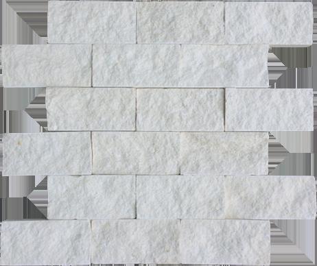 Freska 2x4 Subway Splitface Limestone  Mosaic
