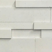 Freska Stacked Honed Limestone  Mosaic