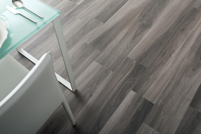 Gardenia Woodgrain Gray Natural 8x48 Porcelain  Tile
