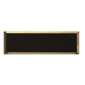 Gatsby Black 2-1/2x8 Rectangle Glossy Glass  Mosaic