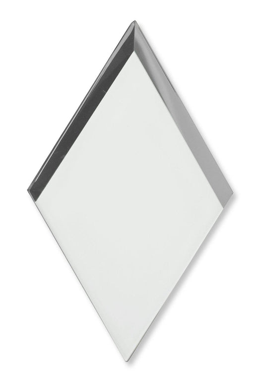 Gatsby White 4x4-1/2 Diamond Glossy Glass  Mosaic