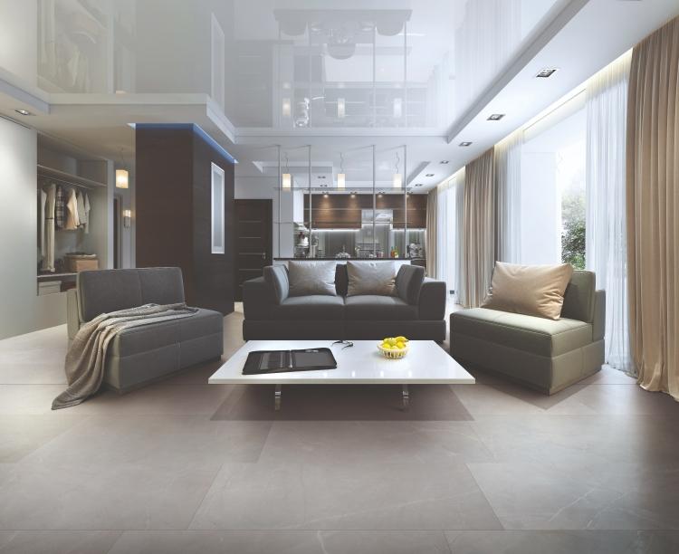 Gemme Breccia Cenere Lux Polished 24x48 Porcelain  Tile