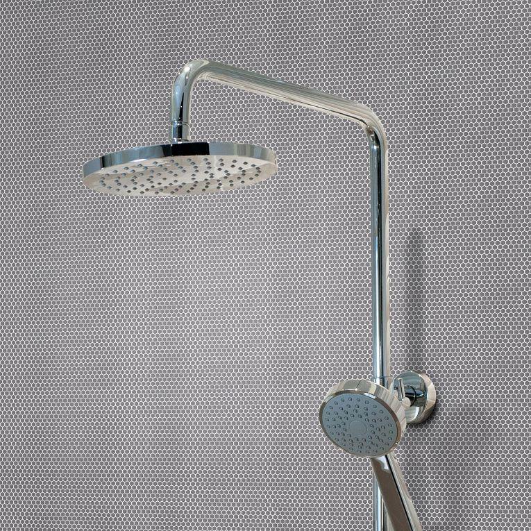 Geometro 2.0 Coin Hexagon Matte Glass  Mosaic