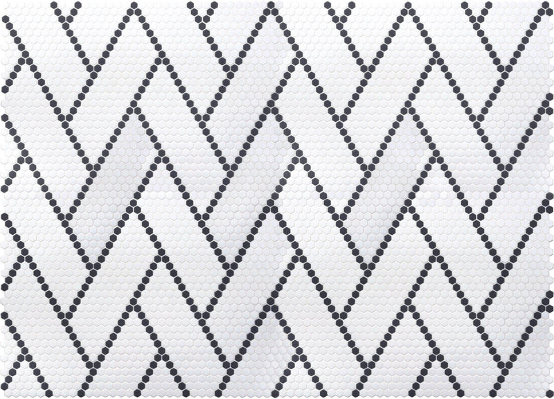 Geometro 2.0 Harmonie Outro Hexagon Matte Glass  Mosaic
