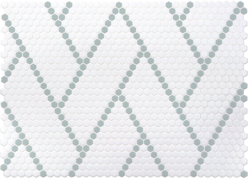 Geometro 2.0 Harmonie Verse Hexagon Matte Glass  Mosaic