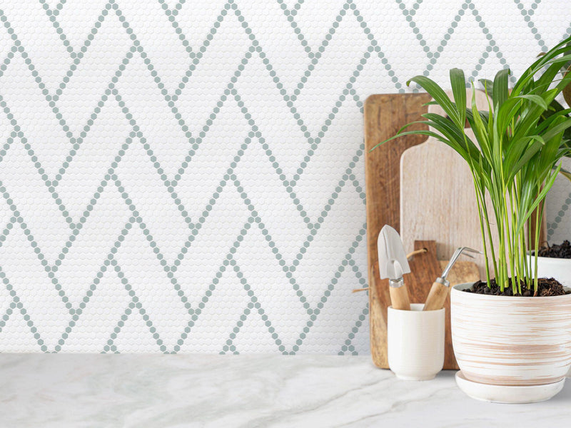 Geometro 2.0 Harmonie Verse Hexagon Matte Glass  Mosaic