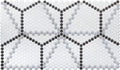 Geometro 2.0 Metro Downtown Hexagon Matte Glass  Mosaic