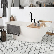 Geometro 2.0 Metro Downtown Hexagon Matte Glass  Mosaic