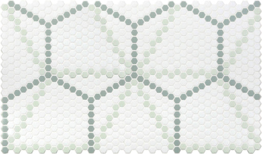 Geometro 2.0 Metro Midtown Hexagon Matte Glass  Mosaic