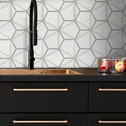Geometro 2.0 Metro Uptown Hexagon Matte Glass  Mosaic