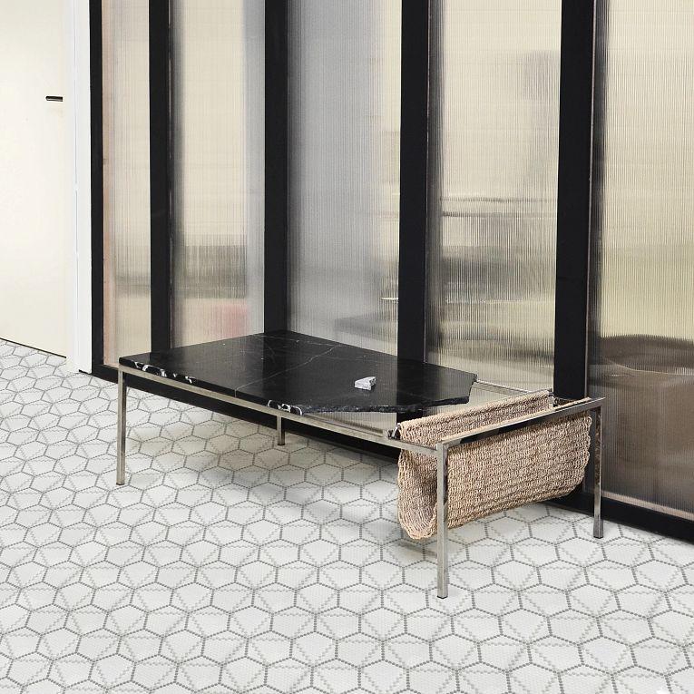 Geometro 2.0 Metro Uptown Hexagon Matte Glass  Mosaic