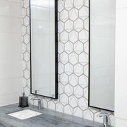 Geometro 2.0 Metro Uptown Hexagon Matte Glass  Mosaic
