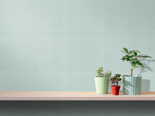 Geometro 2.0 Thyme Hexagon Matte Glass  Mosaic
