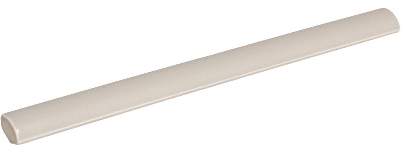 Gioia Greige Glossy 3/8x8 Porcelain Pencil Bullnose