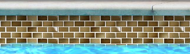 Glasstel Amber 7/8x1-7/8 Subway Matte, Textured Porcelain  Mosaic