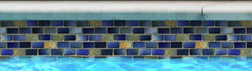 Glasstel Autumn 7/8x1-7/8 Subway Matte, Textured Porcelain  Mosaic